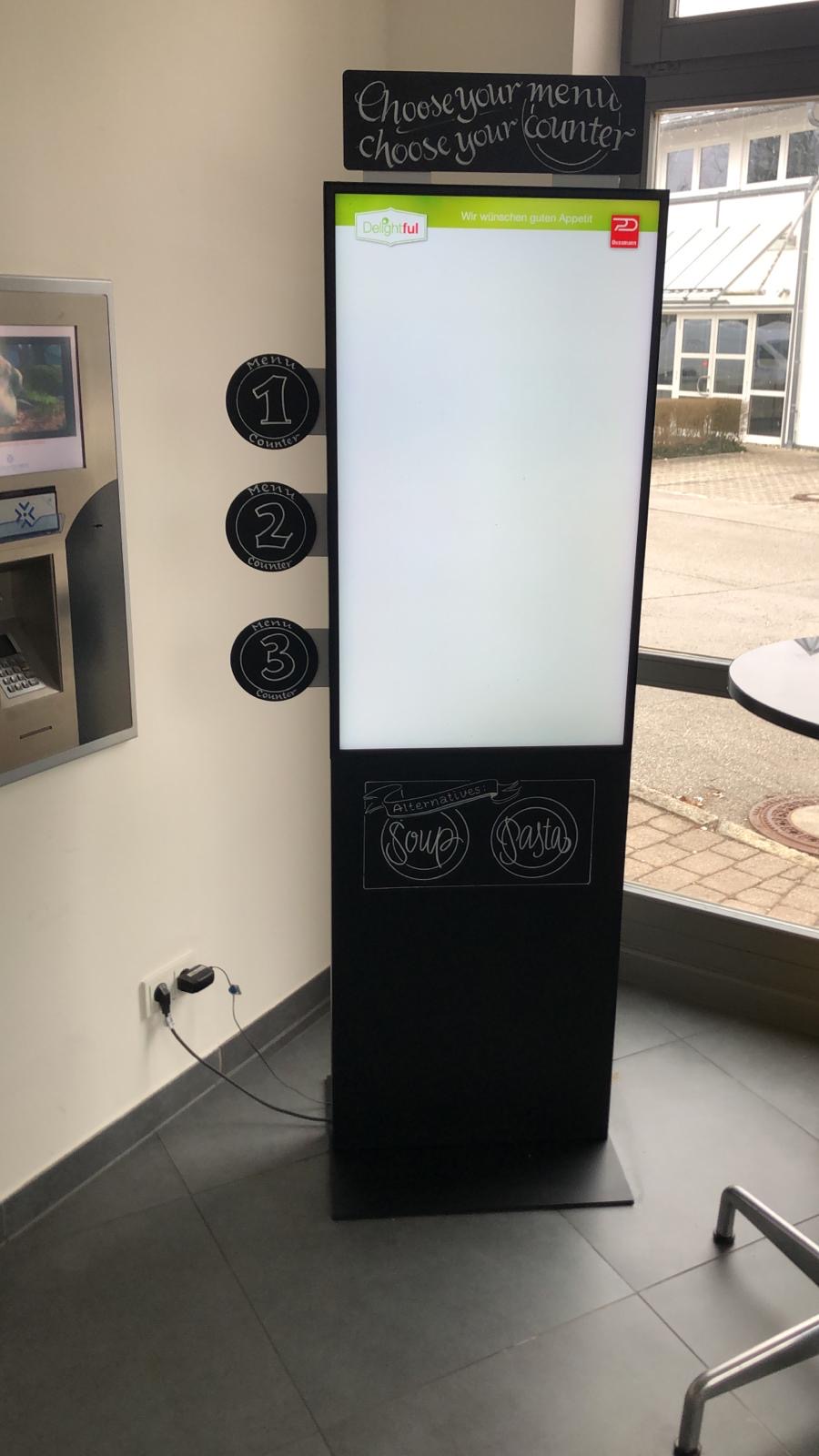 Gestaltung und Umsetzung von Add-ons für die Displays der Webasto Kantine - München