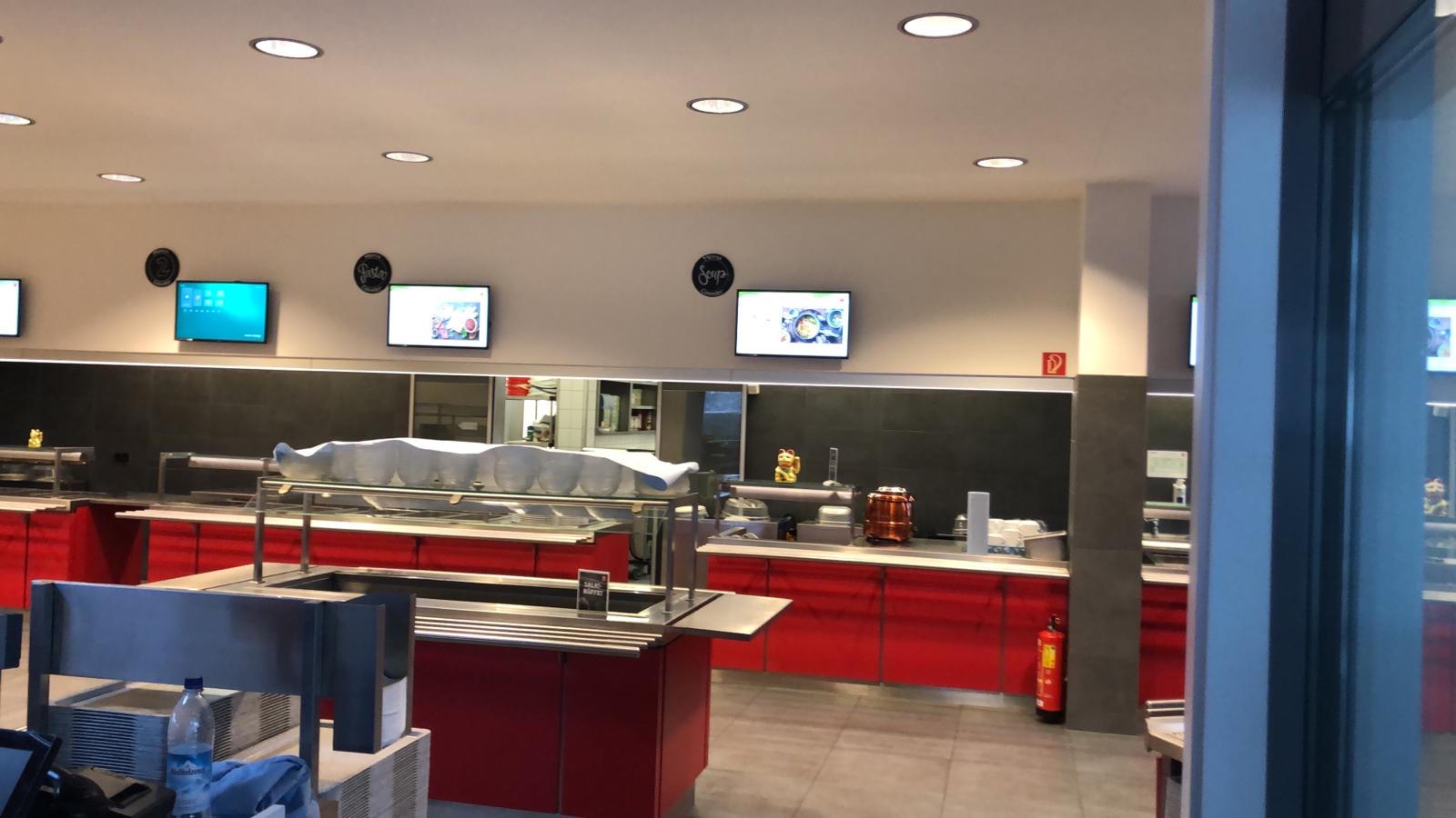 Gestaltung und Umsetzung von Add-ons für die Displays der Webasto Kantine - München